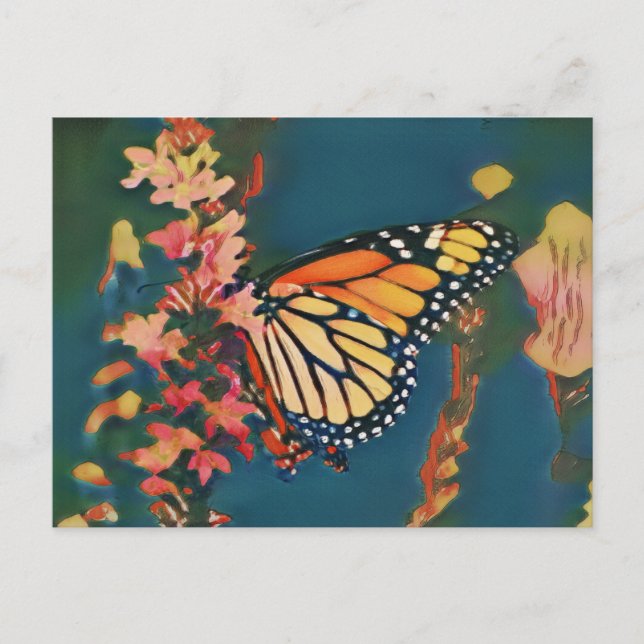 Ukiyo-e Butterfly Vykort (Framsida)