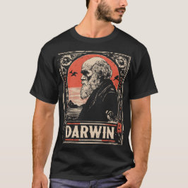 Ukiyo-e Darwin | Evolution Theory Porträtt T Shirt