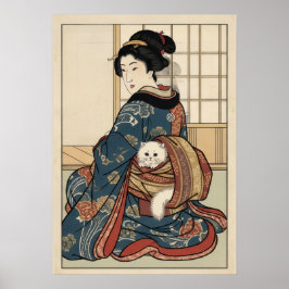 Ukiyo-e Inspirerad – Dramatiska JAPAN Poster