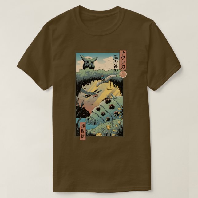 Ukiyo e Vind Valley T Shirt (Design framsida)