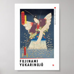 ukiyoe - Fujinami Yukari no jo - japansk magiker Poster