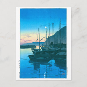 ukiyoe - hasui - 16 God morgon i Beppu - Vykort