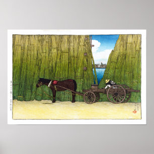 ukiyoe - hasui - C08 - Sumida River Aroun.. Poster