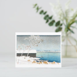 ukiyoe - hasui - C11 - Shirahige i Snö - Vykort