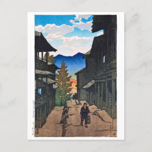 ukiyoe [hasui] C13 Hösten på Arayu Spa Vykort