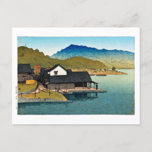 ukiyoe [hasui] C15 Sjö Kugushi, Wakasa Vykort
