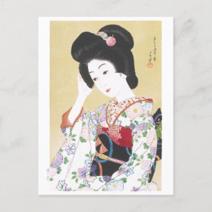 ukiyoe - hasui - m01 - Den bleknande vår - Vykort