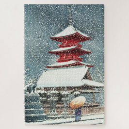 ukiyoe - hasui - m10 - Toshogu Shrine, Ueno - Pussel
