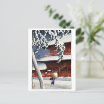 ukiyoe hasui n04 Zōjō-ji Temple i Shiba