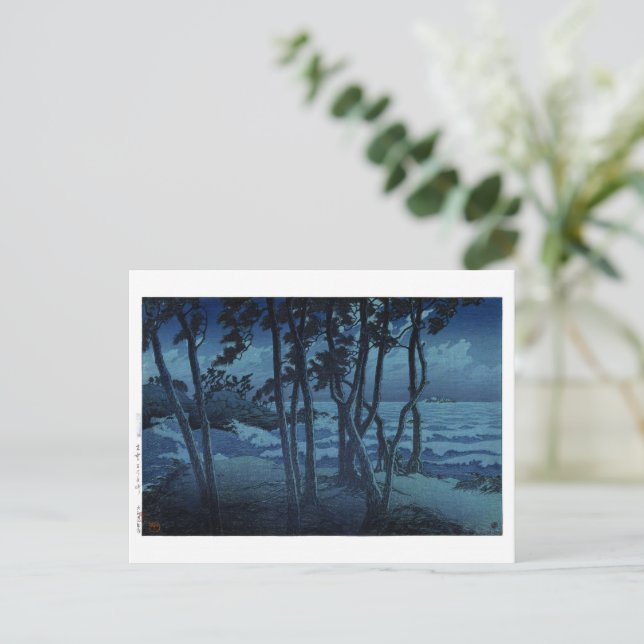 ukiyoe hasui n10 Hinomisaki Izumo Vykort (Stående Fram)