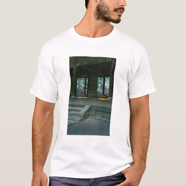 ukiyoe hasui No59 Chion-in in Kyoto  T Shirt (Framsida)