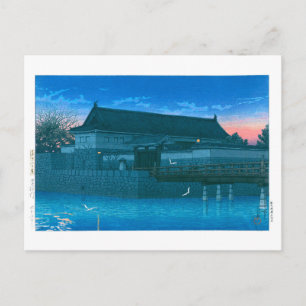 ukiyoe - hasui - No.15 Hirakawa Grind - Vykort