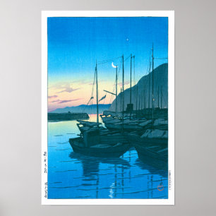 ukiyoe - hasui - No.16 God morgon i Beppu - Poster