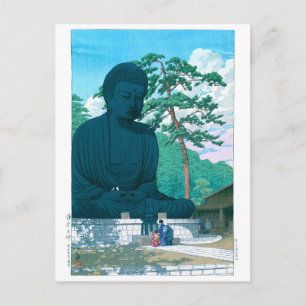 ukiyoe - hasui - No.1 Kamakuras Underbara buddha Vykort