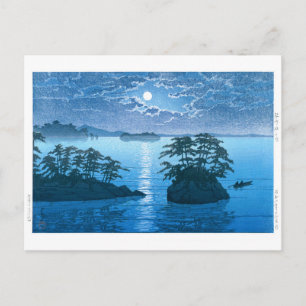 ukiyoe - hasui - No.23 Futago Island, Matsushima - Vykort