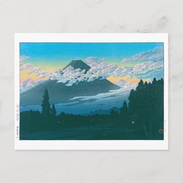 ukiyoe - hasui - No.29 Near Susono - Vykort (Framsida)