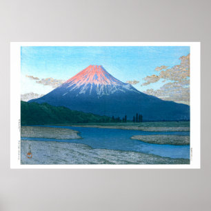 ukiyoe - hasui - No.30 Fuji River - Poster