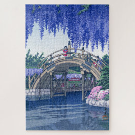 ukiyoe - hasui - No.34 Wisteria at Kameido -   Pussel