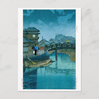 ukiyoe - hasui - No.39 Shinagawa - Vykort