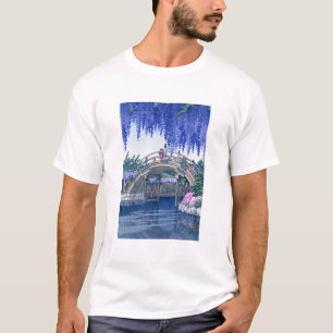 ukiyoe - hasui - Nr 34 Wisteria vid Kameido - T Shirt