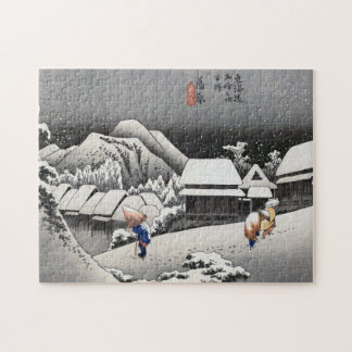 ukiyoe Hiroshige nr 15-2 Kambara Pussel