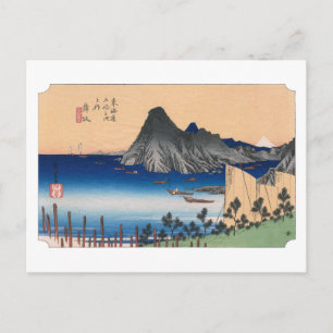 ukiyoe Hiroshige nr 30 Maisaka Vykort