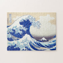 ukiyoe - Hokusai: Nr.21 Underbar våg -