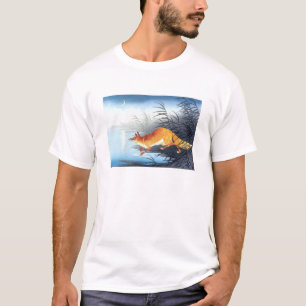Ukiyoe [Koson] Räven vid det månbelysta vattnet  T Shirt