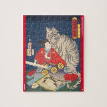ukiyoe - Toraōmaru - Japansk magiker -