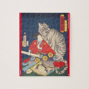 ukiyoe - Toraõmaru - Japansk magiker - Pussel