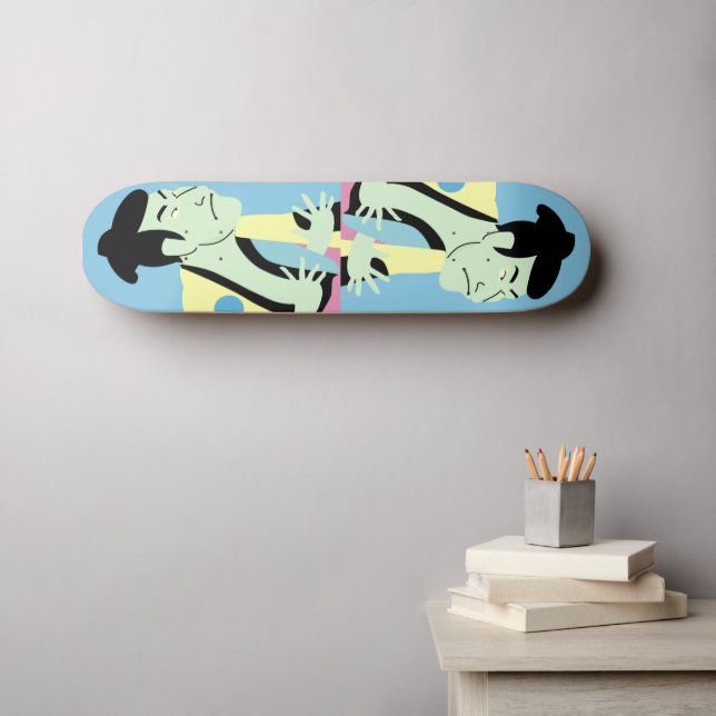 UKIYOE - TOSHUSAI SYARAKU MINI SKATEBOARD BRÄDA 18,5 CM (Väggkonst (Horz))