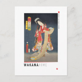 ukiyoe - Wakana hime - japansk magiker - Vykort