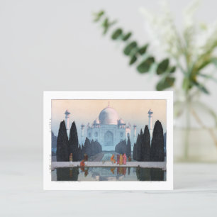 ukiyoe - Yoshida - 03 - Taj Mahal på morgonen Mist Vykort