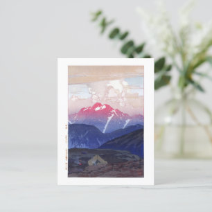 ukiyoe - Yoshida - 10 - Morgon på Mt. Tsurugi - Vykort