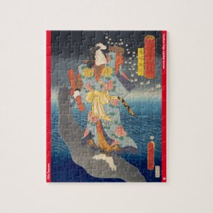 ukiyoe - Yūfu Tsunade - japansk magiker - Pussel
