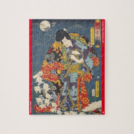 ukiyoe - Zokushu Jiraiya - japansk magiker - Pussel