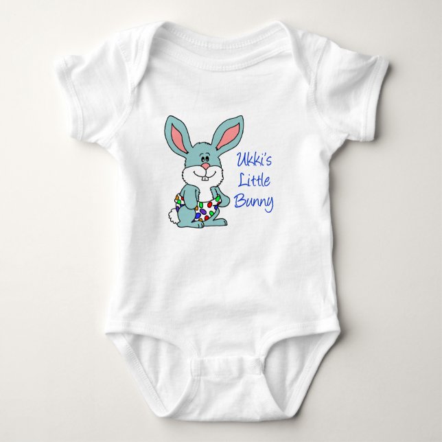 Ukkkis lilla Bunny T Shirt (Framsida)