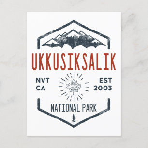Ukkusiksalik National Park Canada Vintage Vykort