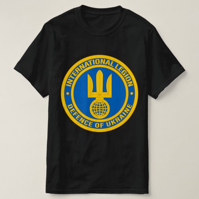 UKR:s territoriella försvar i internationell T Shirt (Design framsida)