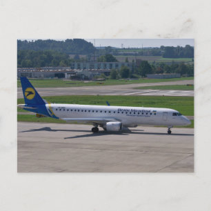 Ukraina Airlines Flygplan Vykort