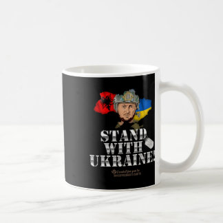 Ukraina Alnia Volodymyr Zelenskyj Stå Med Ukraina Kaffemugg