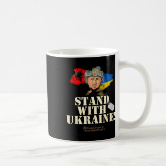 Ukraina Alnia Zelenskyy Stå Med Ukraina Kaffemugg