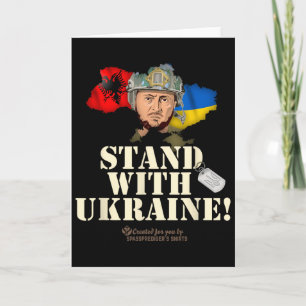 Ukraina Alnia Zelenskyy Stå Med Ukraina Kort