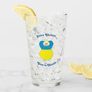 Ukraina Ängel Slava Ukraini Ära åt Ukraina Glaskopp