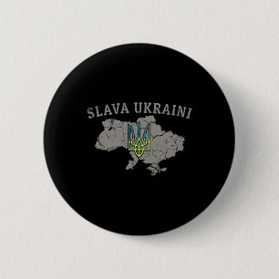 Ukraina är ärorikt T-shirt Ukraina Militär Ukrains Knapp
