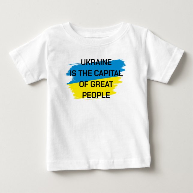 Ukraina är huvudstad i Underbar People T-Shirt (Framsida)