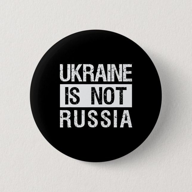 Ukraina är inte Ryssland - Stöd Ukraina och stoppa Knapp (Framsida)