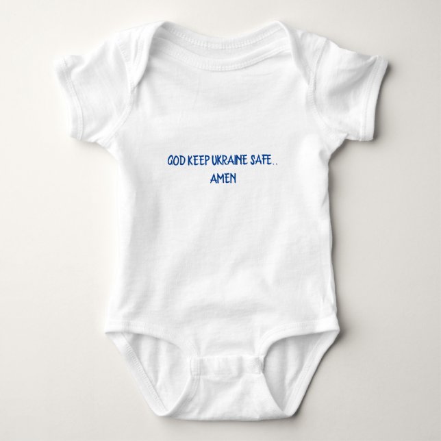 Ukraina Baby ett biet T Shirt (Framsida)