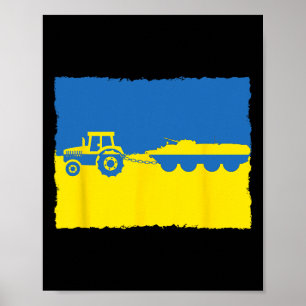 Ukraina bonde traktor stjäl en rysk stridsvagn kul poster