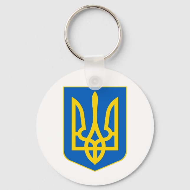 Ukraina COA Nyckelring (Framsida)